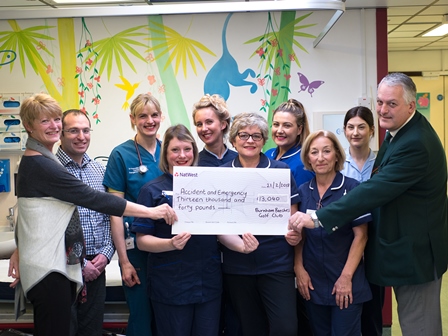 Above par donation to Wexham's ED