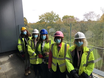 A group of female staff involved in the Heatherwood project