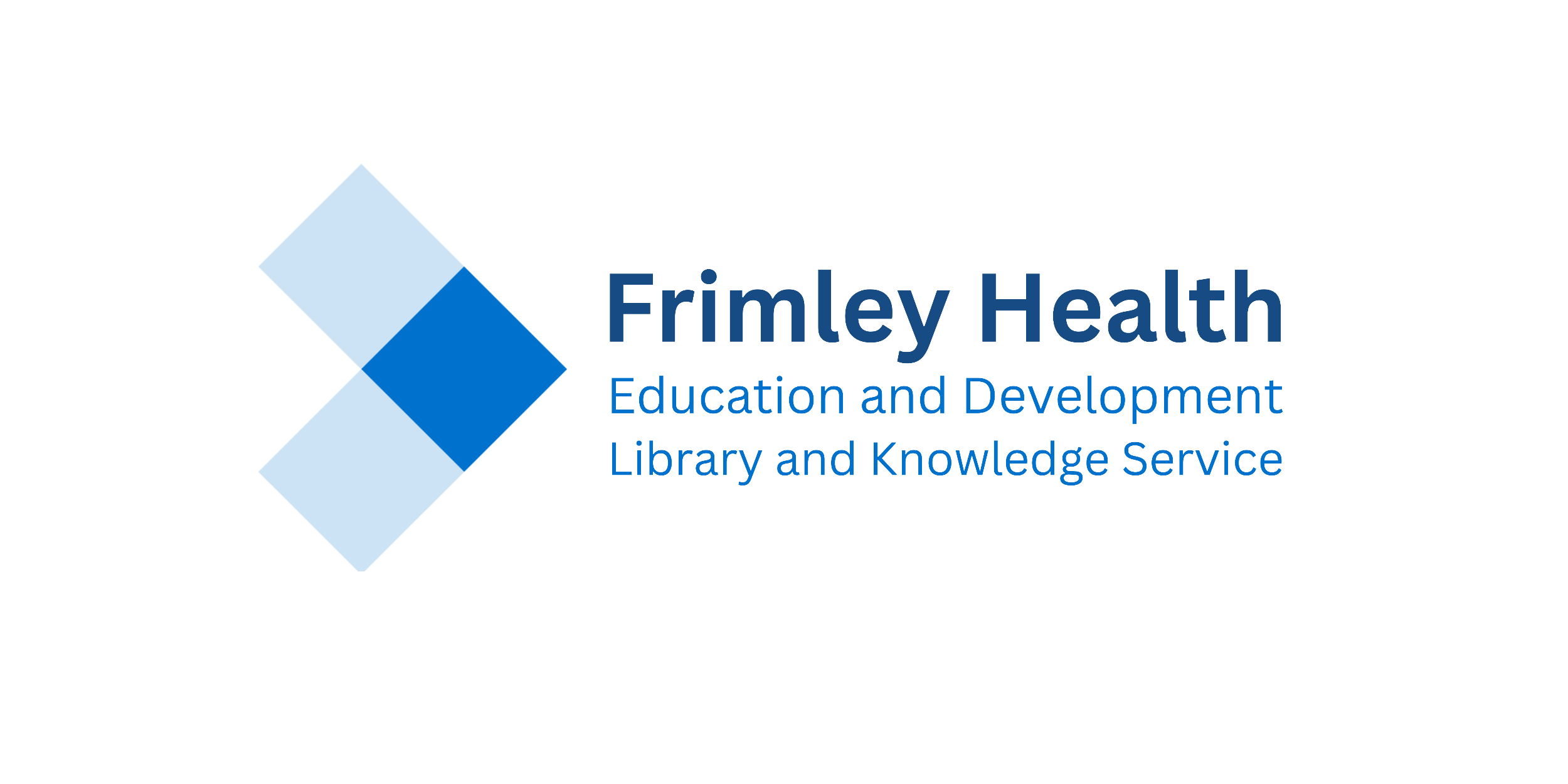 Library and Knowledge Services logo for Frimley and Wexham