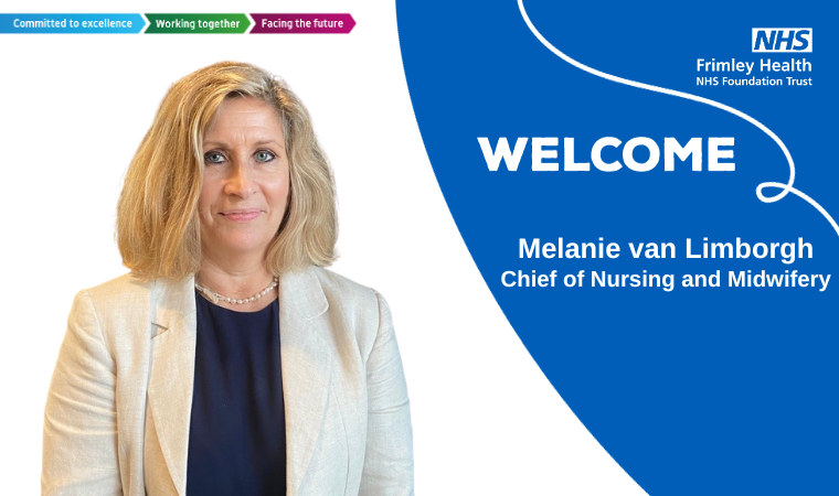 Frimley Health welcomes Melanie van Limborgh as chief of nrsing and midwifery