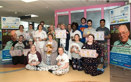 Staff don pyjamas for 'End PJ paralysis' campaign