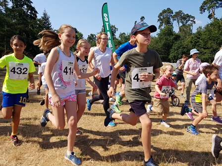 Young runners taking part in Run Wexham