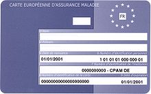 example of a EHIC card