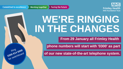Ringing in the changes at Frimley Health