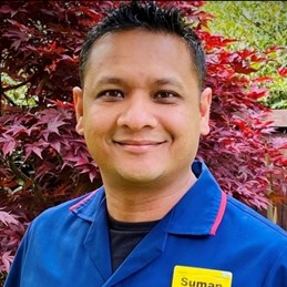Nurse consultant Suman Shrestha was awarded an MBE