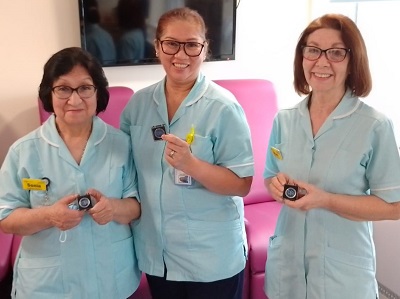 Sonia Zepita De Mulvaney, Elena Welsh and Pam McLoughlin were presented with NHS England Chief Nursing Officer Healthcare Support Worker (CNO HCSW) Awards