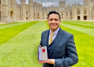 Nurse consultant collects MBE