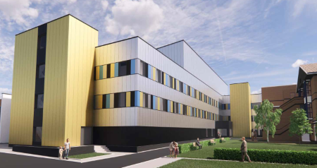 Artist's impression of the new diagnostic building