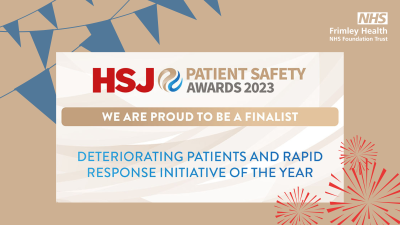 Safety initiative in running for HSJ award 