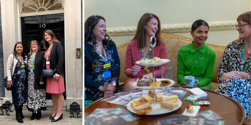 FHFT staff meet PM’s wife for coffee