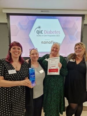 Win for diabetes team at QIC awards