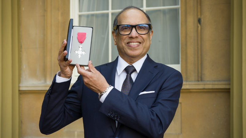 ED consultant invested as MBE