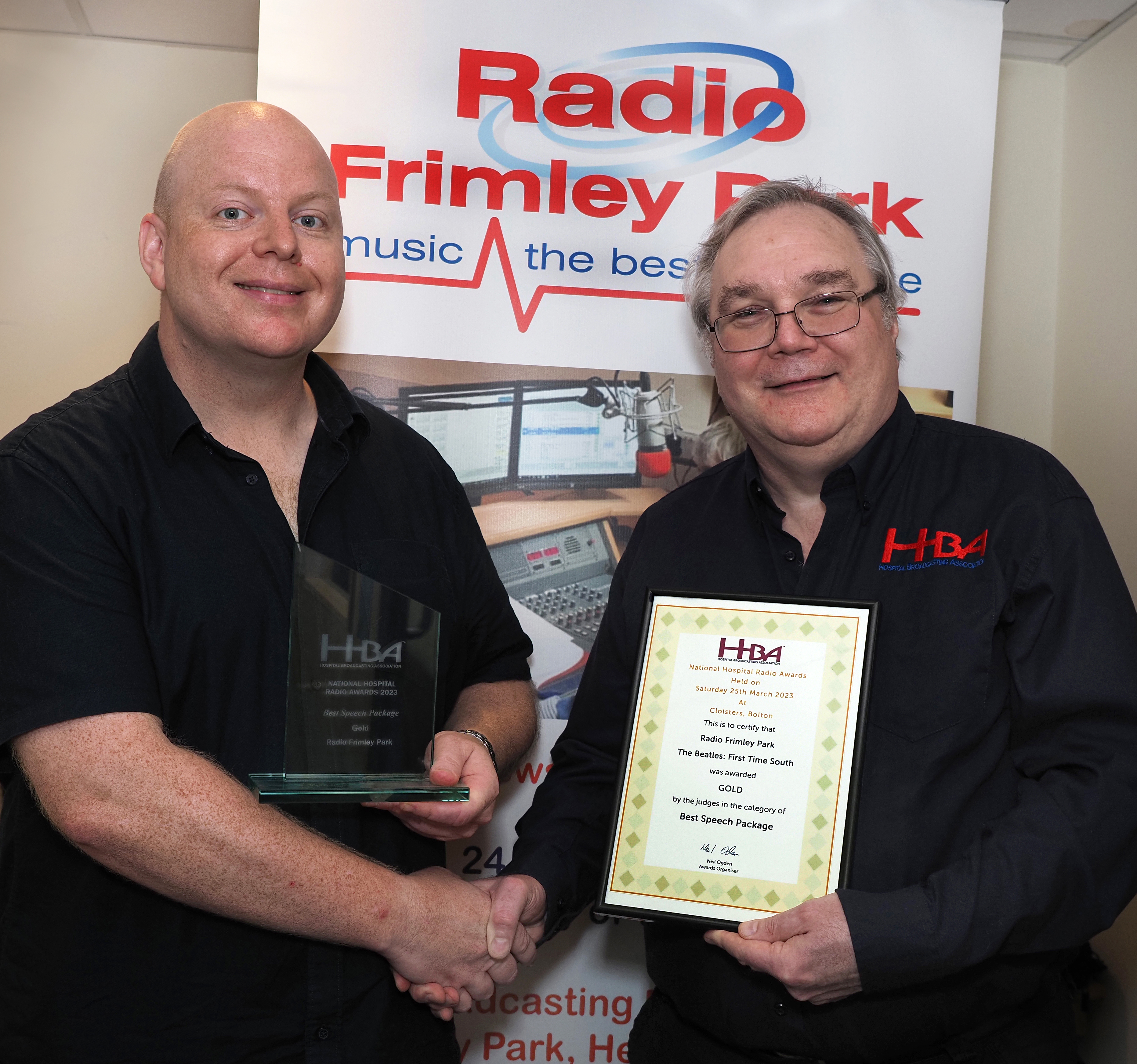 Radio Frimley Park strikes gold