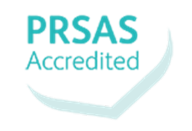 PRSAS Accredited logo.