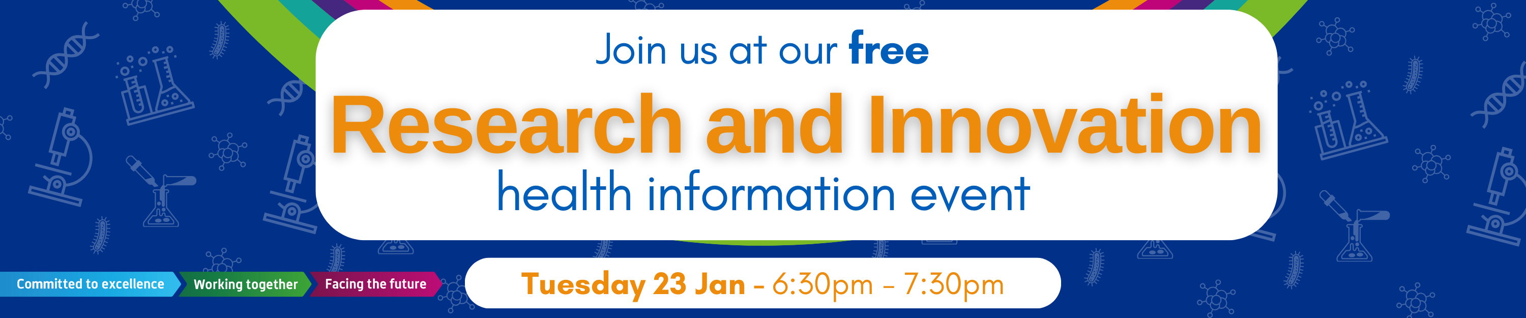 Learn about research and innovation at this month’s free online health event